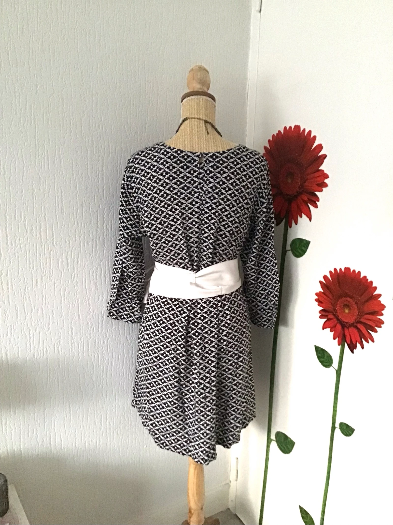 Jurk met 3/4 mouwen maat 44 – photo 3